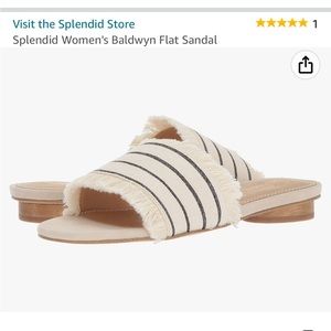 Splendid Baldwyn Flat Sandal size 7